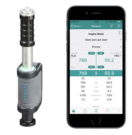 Equotip 550 Leeb D "LIVE" Kit Equotip 550 Leeb D "LIVE" Kit